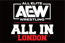 AEW : "All In" London Logo 18x24" Fabric Flag
