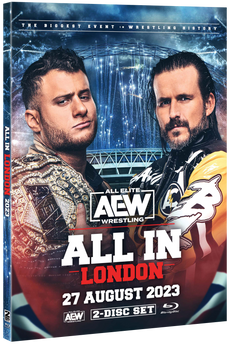 AEW - All In London 2023 Event 2 Disc Blu-Ray Set ( Back Order )
