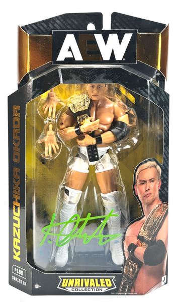 AEW : Unrivaled Series 18 : Kazuchika Okada Figure * Signed