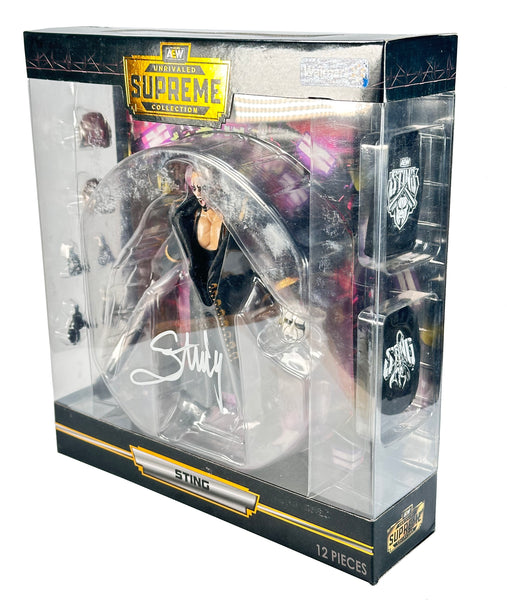 AEW : Supreme Series Sting Figure * Hand Signed * – WrestlingStore