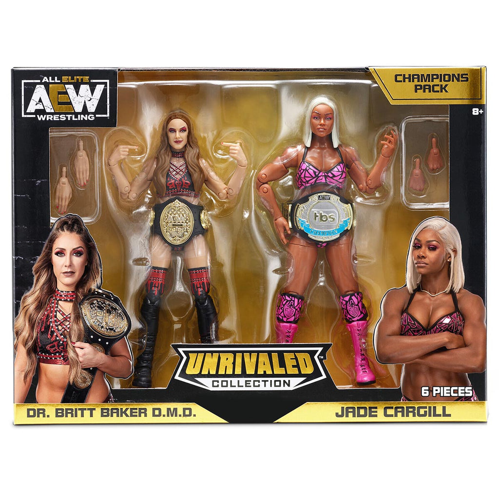 AEW : Britt Baker & Jade Cargill Champions Exclusive 2 Pack Figure Set