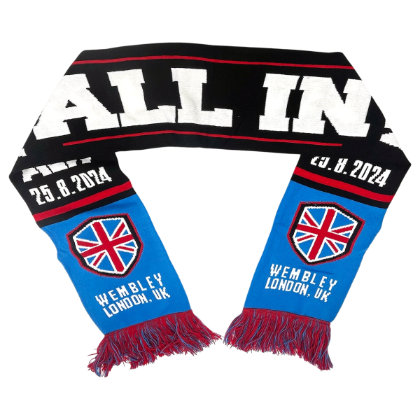 AEW "All In 2024" All Elite Wrestling Logo Knit Scarf