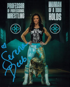 Highspots - Serena Deeb "Woman Of A Thousand Holds" Hand Signed 8x10 *inc COA*