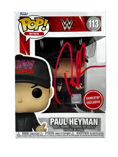 WWE Funko Pop Figure - Paul Heyman #113 * Hand Signed *