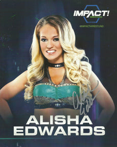 TNA / GFW Impact Wrestling Hand Signed Alisa Edwards 8x10