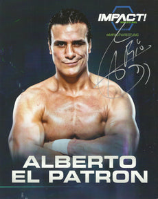 TNA / GFW Impact Wrestling Hand Signed Alberto El Patron 8x10 Photo