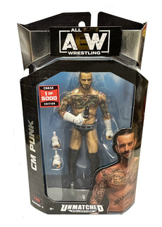 AEW : Unmatched Series 4 : CM Punk Figure - 1 of 5000 Chase Variant
