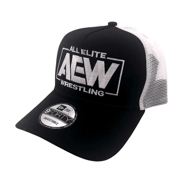 AEW All Elite "AEW Logo" New Era 9Fifty Flatbill Snapback Cap / Hat