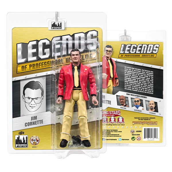 Legends of Professional Wrestling Jim Cornette Action Figure WrestlingStore