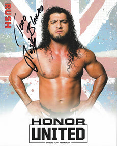 ROH - Rush Autographed Honor United 2019 8x10