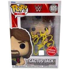 WWE Funko Pop Figure - Cactus Jack #105 * Hand Signed *