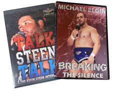 2 Highspots : Michael Elgin & Kevin Steen Shoot Interview DVD Bundle ( Pre-Owned )