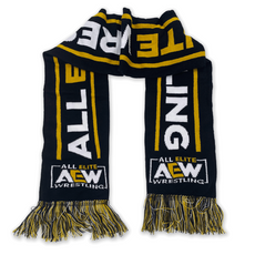 AEW : All Elite Wrestling Logo Knit Scarf
