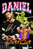 Official AEW - Daniel Garcia "Collage" Hand Signed 12x18" *inc AEW Hologram*