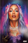 Official AEW - Mercedes Mone "Ultimo" Hand Signed 12x18" *inc AEW Hologram*