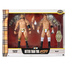 AEW : Adam Cole & MJF "Better Than You BayBay" Ringside USA Exclusive Figure Set
