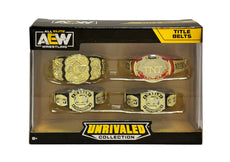 AEW : Figure Championship Title Belt 4 Pack