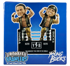 AEW / PWT - The Young Bucks Bobble Brawlers Figure ( 1 of 360 ) Only 1 Available