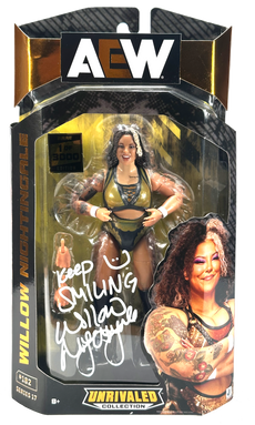 AEW : Unrivaled Series 17 : Willow Nightingale 1 of 300 Variant Figure * Signed *