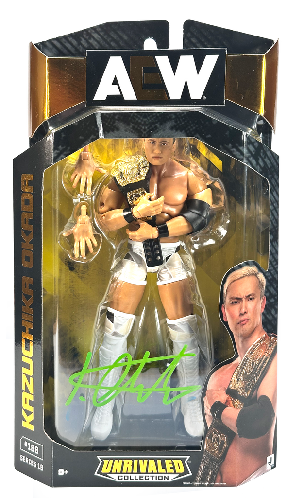 AEW : Unrivaled Series 18 : Kazuchika Okada Figure * Signed AEW : Unrivaled Series 18 : Kazuchika Okada Figure * Signed