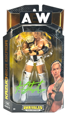 AEW : Unrivaled Series 18 : Kazuchika Okada Figure * Signed *