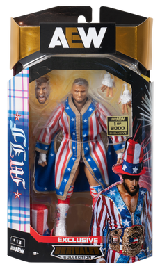 AEW : ShopAEW Exclusive MJF "Red, White & Blue" Figure - 1 of 3000 Variant