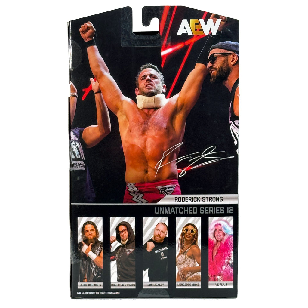 Mattel Roderick Strong AEW : Unmatched Series 12 : Roderick Strong Figure – WrestlingStore.co.uk