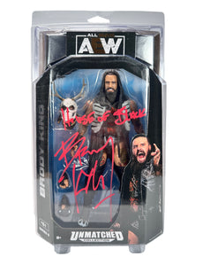 AEW : Unmatched Series 8 : Brody King Figure * Hand Signed *