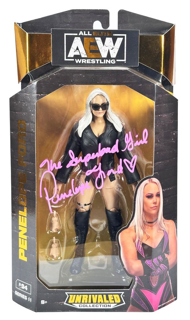 AEW : Unrivaled Series 11 : Penelope Ford Figure * Hand Signed *