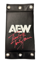 AEW - "Timeless" Toni Storm Hand Signed Mini Turnbuckle Pad *Signed*