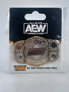 AEW : AEW World Title Belt Pin Badge