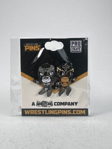PWT / AEW : Penta & Fenix "Lucha Bros" Character Pin Badge