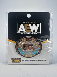 AEW : TBS Title Belt Pin Badge