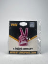 PWT / AEW : The Acclaimed Foam Hand Logo Pin Badge