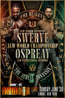 Official AEW - MatchUp Mondays  12x18" Poster *Only 1 available * 1 of 50