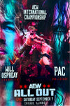 Official AEW - MatchUp Mondays  12x18" Poster *Only 1 available * 1 of 50