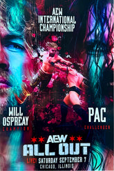 Official AEW - MatchUp Mondays  12x18" Poster *Only 1 available * 1 of 50