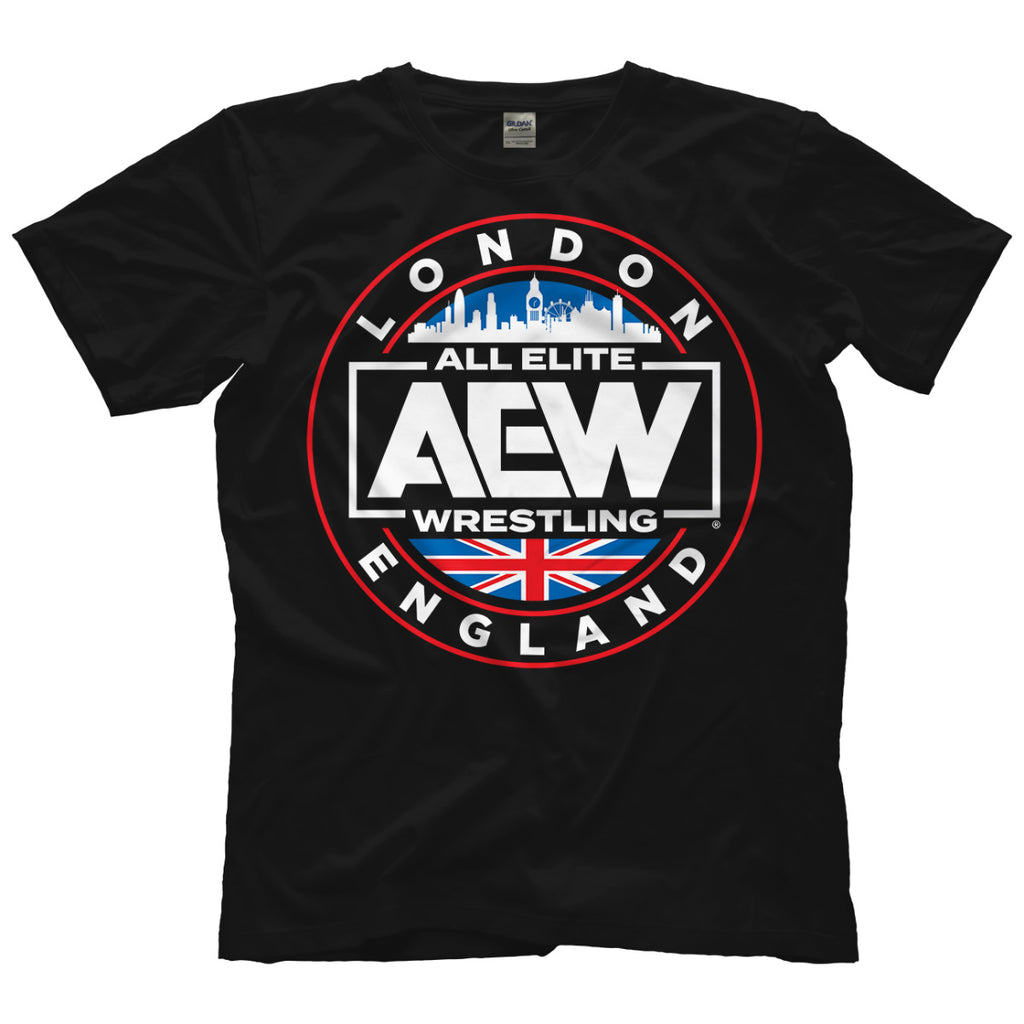 AEW - London England Logo T-Shirt