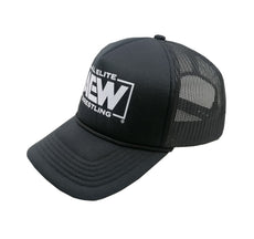 AEW : Black & White Trucker Hat / Cap