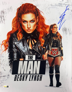 Highspots - Becky Lynch "Collage" Hand Signed Metallic 11x14 *inc COA* Limited Stock