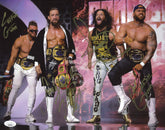 Highspots - Jay White, Juice Robinson & The Gunns "Bullet Club Gold" Hand Signed 11x14 Photo *inc COA*