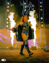 Highspots - Jamie Hayter "Pyro Entrance" Hand Signed 11x14 *inc COA*