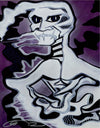 Highspots - Jeff Hardy "Soul Tied In A Knot" Humanomoly Artwork Poster - Hand Signed *inc COA*