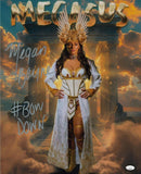 Highspots - Megan Bayne "Bow Down" Hand Signed Metallic 11x14 *inc COA*