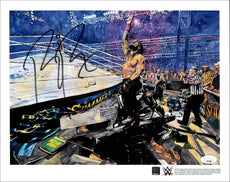 Highspots - Roman Reigns Hand Signed Rob Schamberger 11x14 *Inc COA*