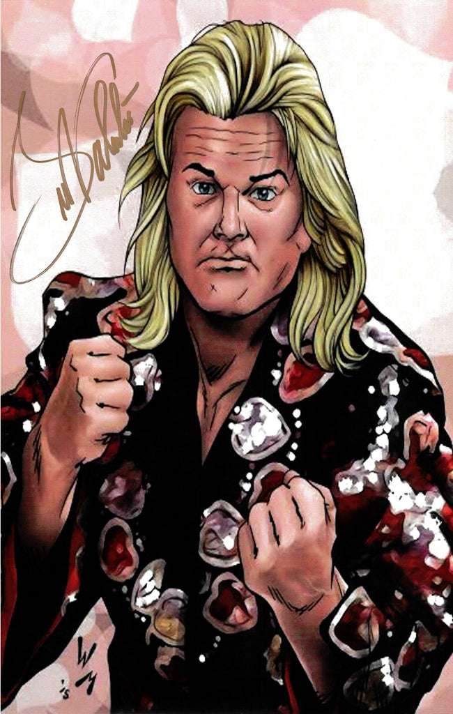 Highspots - Greg The Hammer Valentine "Comic Art" Hand Signed 11x17 *inc COA*