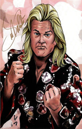 Highspots - Greg The Hammer Valentine "Comic Art" Hand Signed 11x17 *inc COA*