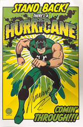 Highspots - Hurricane Helms "Comic Art" Hand Signed 11x17 *inc COA*