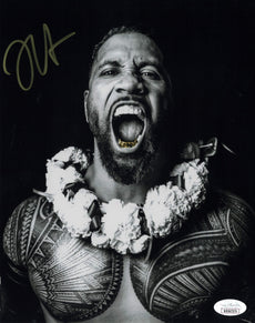 Highspots - Jey Uso "Black & White Pose" Hand Signed Metallic 8x10 *inc COA*