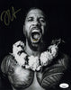 Highspots - Jey Uso "Black & White Pose" Hand Signed Metallic 8x10 *inc COA*